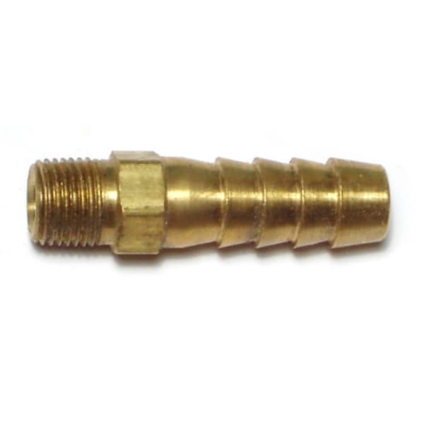 3/8" x 1/8MIP Brass Hose Barbs 6PK